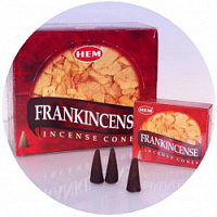 Благовония HEM безосновные Frankincense - Ладан, 10 конусов – "Шри Ганеша" в Сургуте