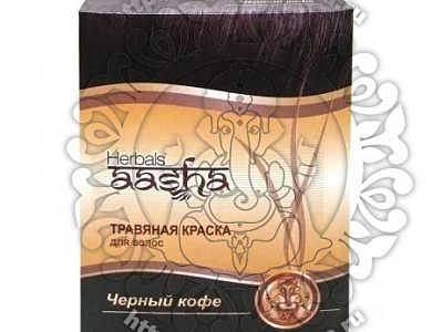 Краска для волос Черный кофе «ААша» 60 г