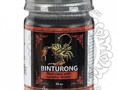Бальзам черный Binturong Black Balm with Scorpion Venom с ядом скорпиона