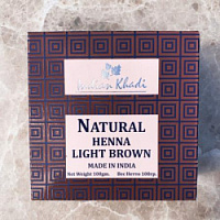 Хна для волос органическая (henna) Светло-коричневый Khadi Organic | Кади Органик 100г – "Шри Ганеша" в Сургуте
