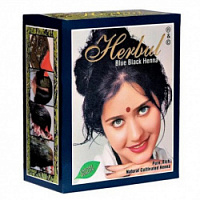 Хна для волос "Herbul", 60 гр. ( черно голубой), Индия – "Шри Ганеша" в Сургуте