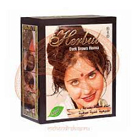 Хна для волос "Herbul", 60 гр. ( светло-коричневая), Индия – "Шри Ганеша" в Сургуте