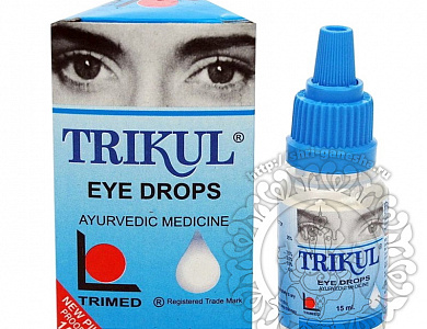 Глазные капли Трикул (Trikul) Trimed Ayur 15мл